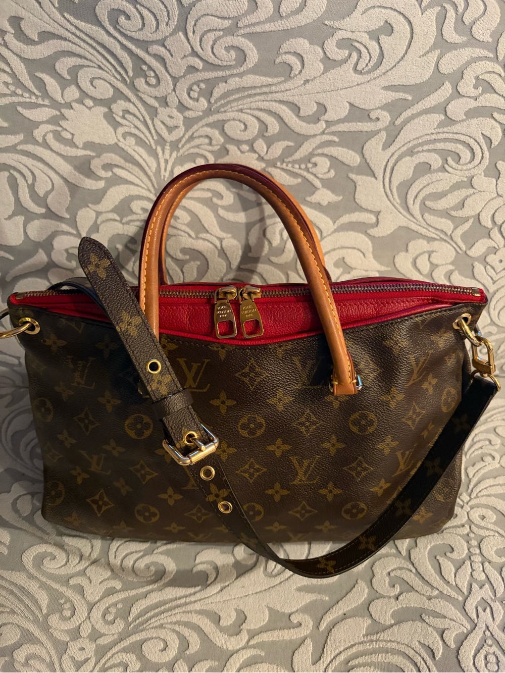 Louis Vuitton Pallas Brown Monogram Satchel